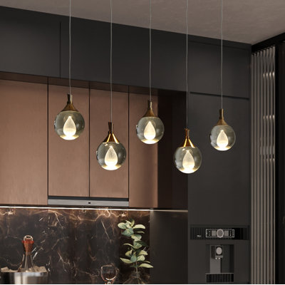 Zeinab 5 - Light LED Kitchen Island Pendant