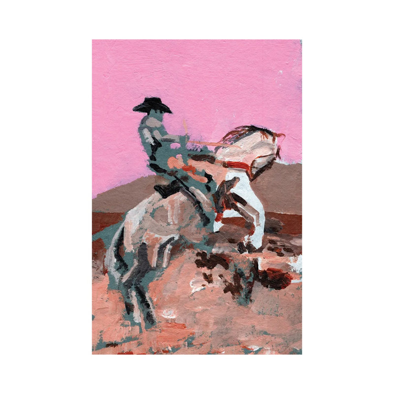 Wild Ride 1 Piece Wall Art on Canvas, 30.48 cm H x 20.32 cm W x 1.905 cm D, Does Not Apply