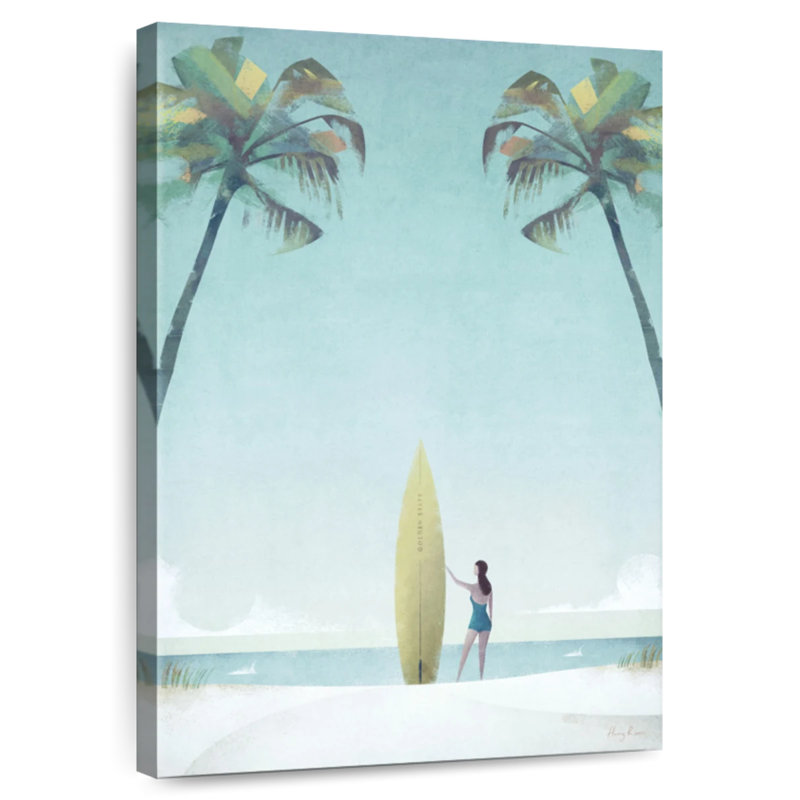 Gillard Surf Girl I Travel, 24" H x 16" W