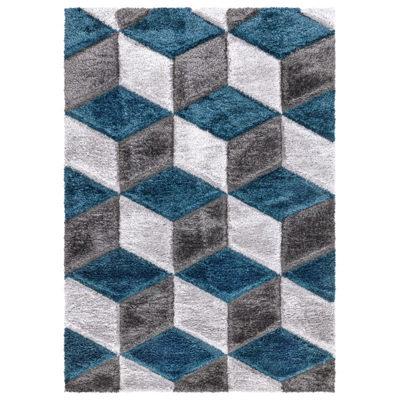 Solid Colour Area Rug, Rectangle 160 x 230 cm
