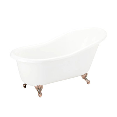 Baignoire de trempage sur pattes en fonte 57 po Erica