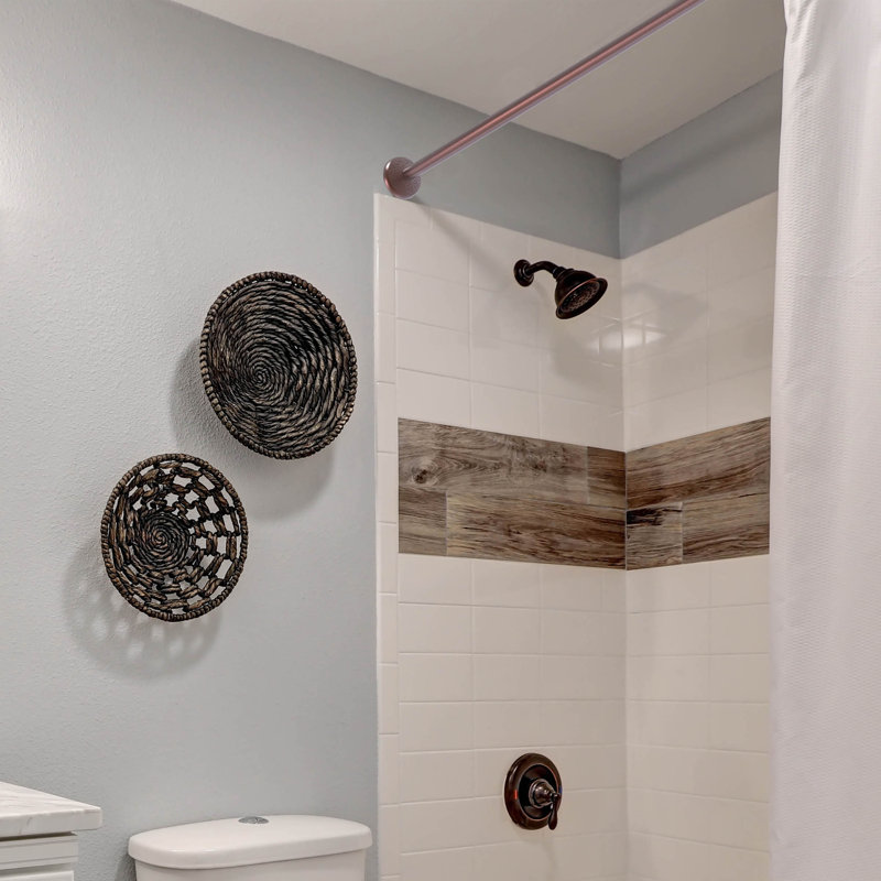 Écusson de rideau de douche Tilney, Cuivre antique