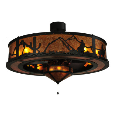 Caseylynn 44.5'' Ceiling Fan with Light Kit