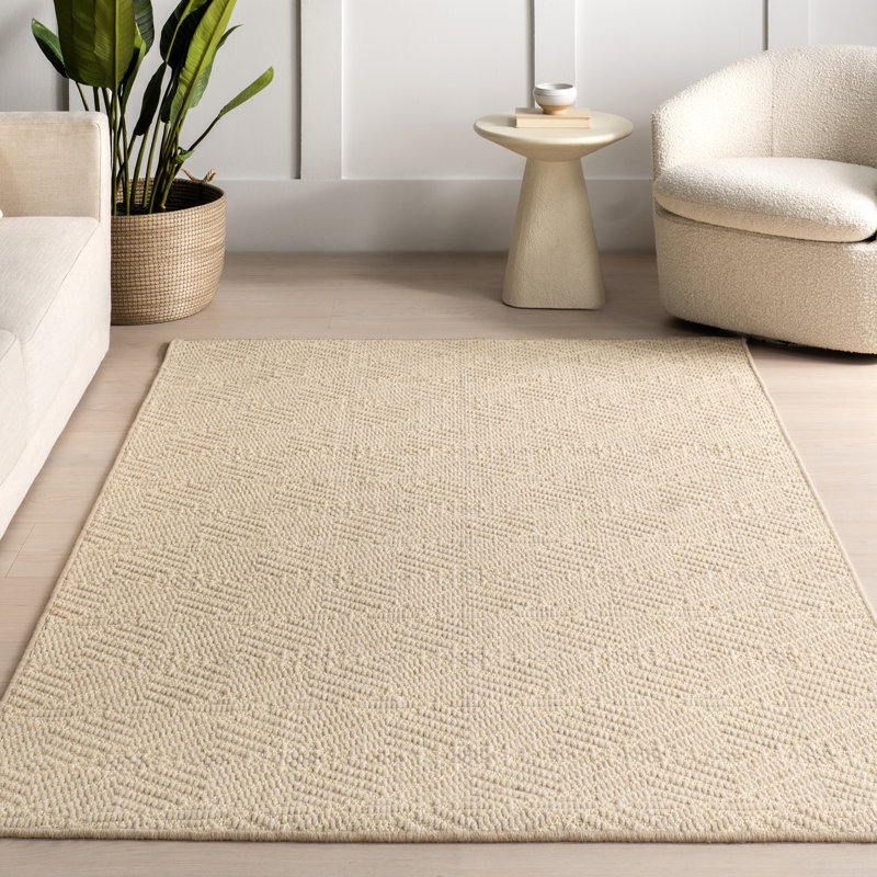 Tapis à motif géométrique Corabelle Farmhouse, Rectangle 7 pi 6 po x 9 pi 6 po