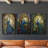 Peacock  Series  L  -Premium Gallery Wrapped Canvas Set -Ready to Hang-102398732