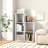 2-cube Bookcase Open Back Bookshelf With Anti-tip Kit Modern Style Organizer-1687777185