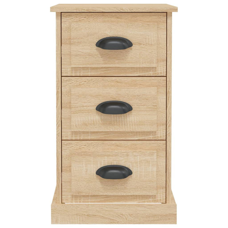 Curci 39 cm W Bedside Table, Sonoma Oak