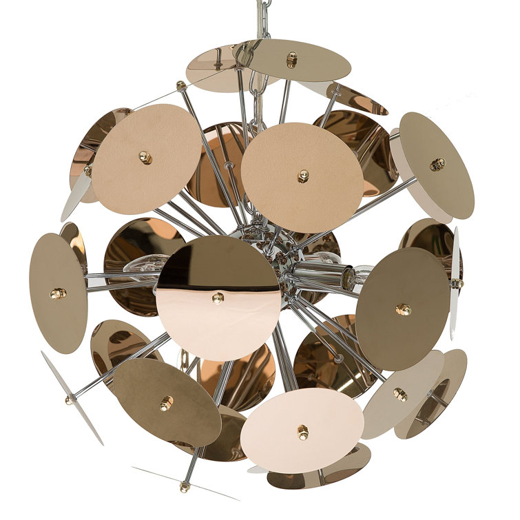 Saratoga 4 - Light Copper Unique/Statement Pendant