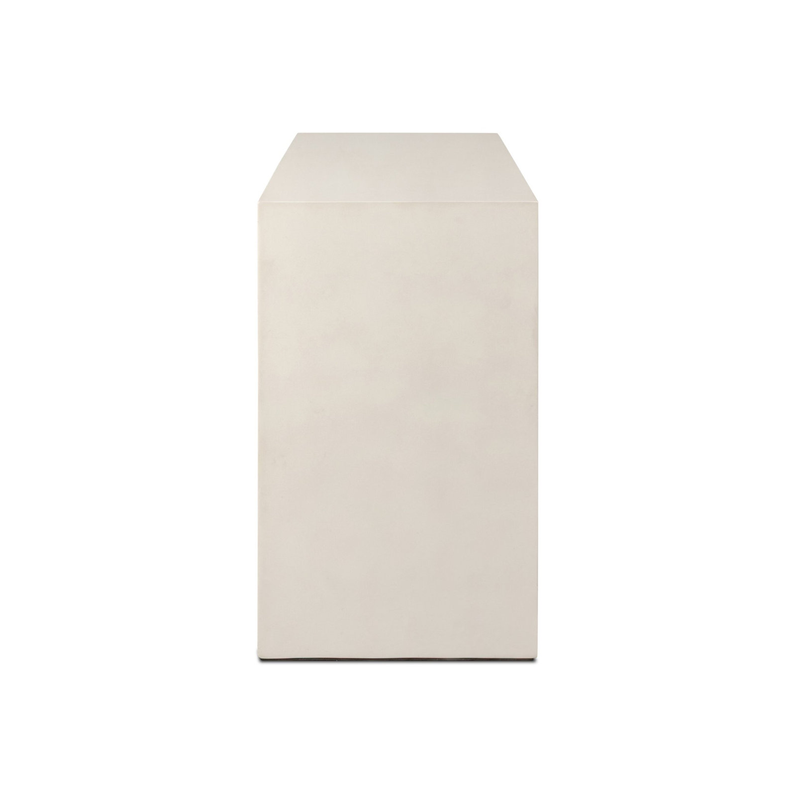 Emmer 18 " Patio Table, White Concrete