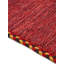 Azizi Striped Hand Woven Cotton Red Rug-152391900