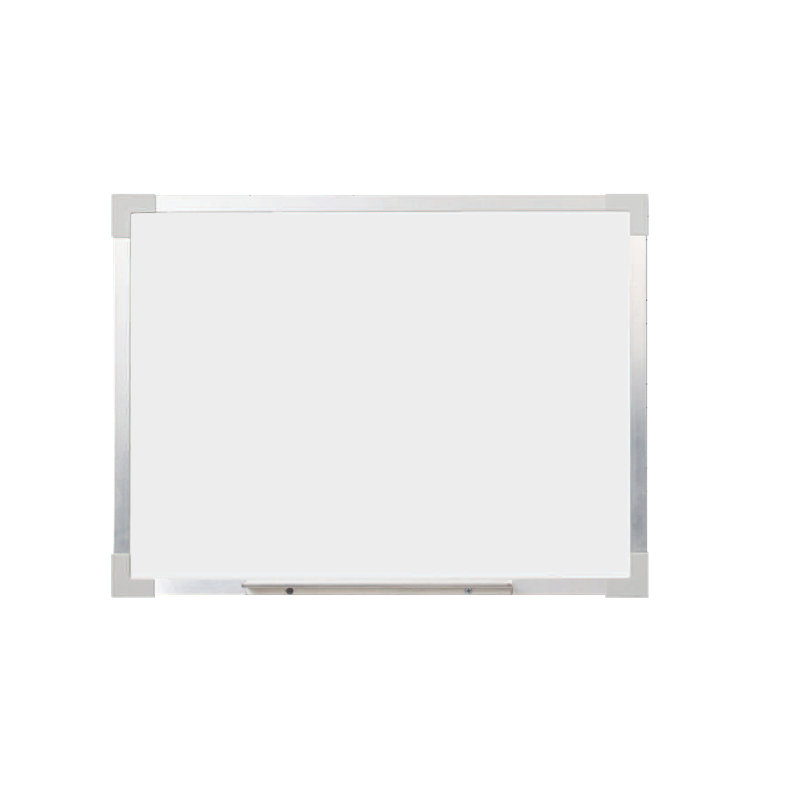 Tableau noir mural, Blanc, 48 po x 72 po, Argenté / blanc