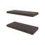 Iva Floating Shelf in Melamine x2,Sienna Oak-1125882764