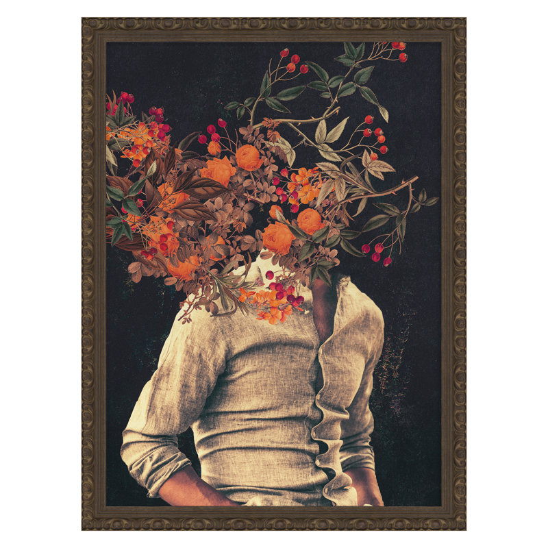 Roots Print by Moth, Frank, 40" H x 30" W, Gold