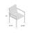 Vicente Metal Outdoor Stacking Dining Armchair
