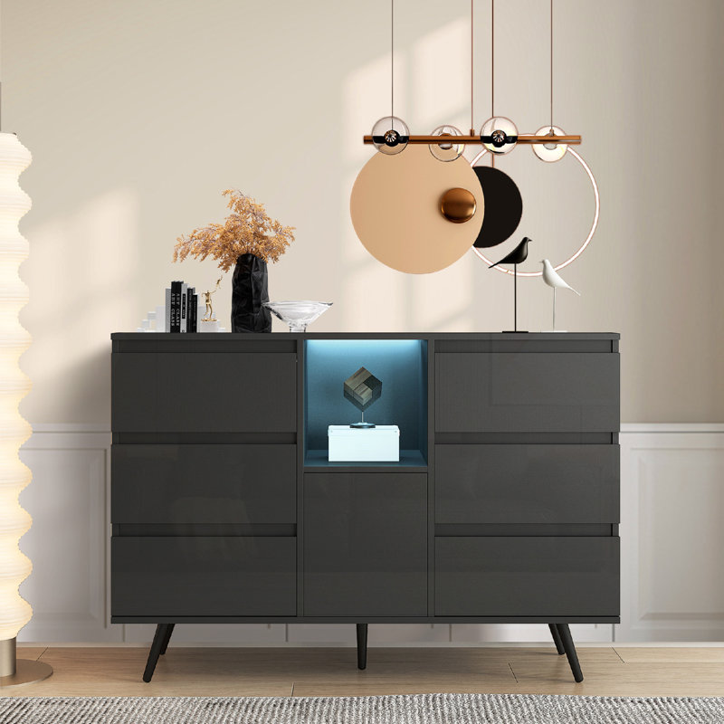Chyane 46.06'' Sideboard, Black