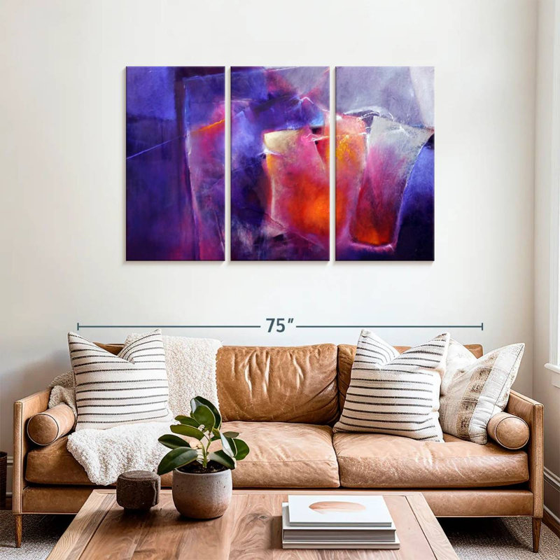 Avery Blue And Orange, 36" H x 57" W
