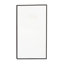 Wooden wall mirror with slim, minimalist frame-413346694-413346695