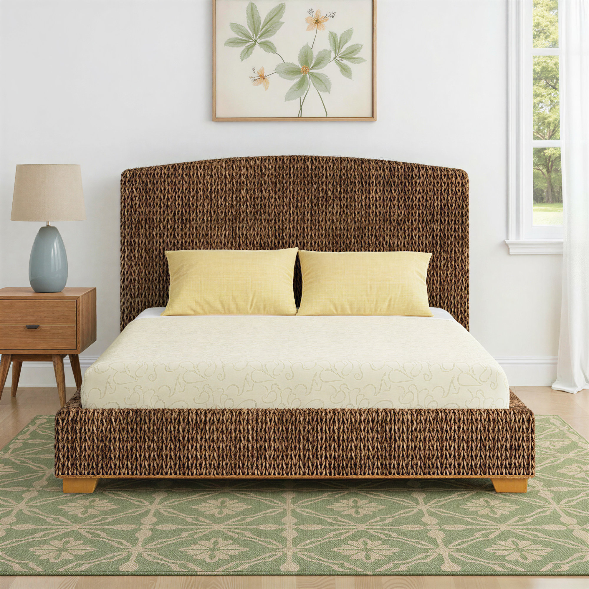 Arleen Rattan Bed, King