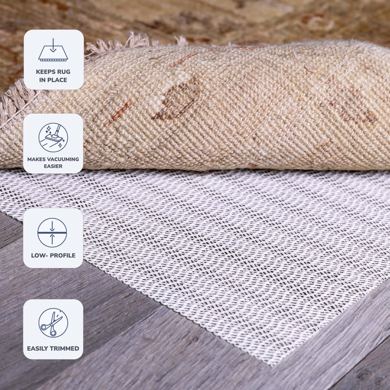 Sous-tapis antidérapant pour surfaces dures McGugin, Rectangle 2 pi x 3 pi