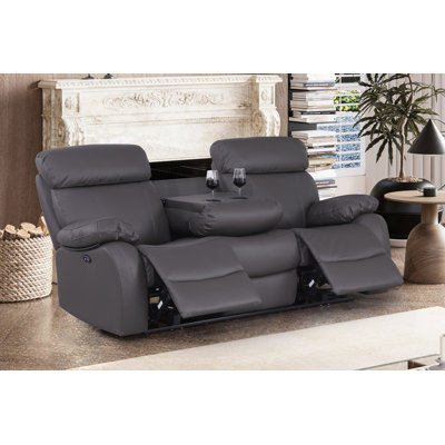 Jawaad Upholstered 81'' Power Reclining Sofa