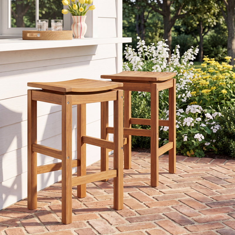 Tucker Eucalyptus Outdoor Stool
