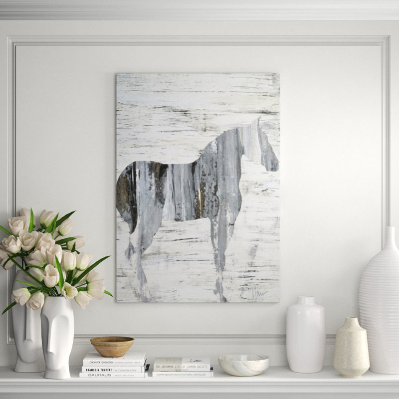 Birch I Print by Maeve Harris, 42" H x 30" W, Glass Coat