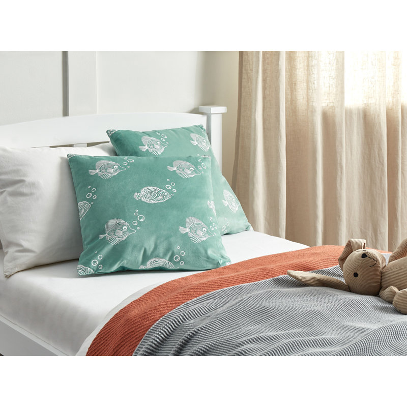 Marchese Animal Print Green Square Cushion