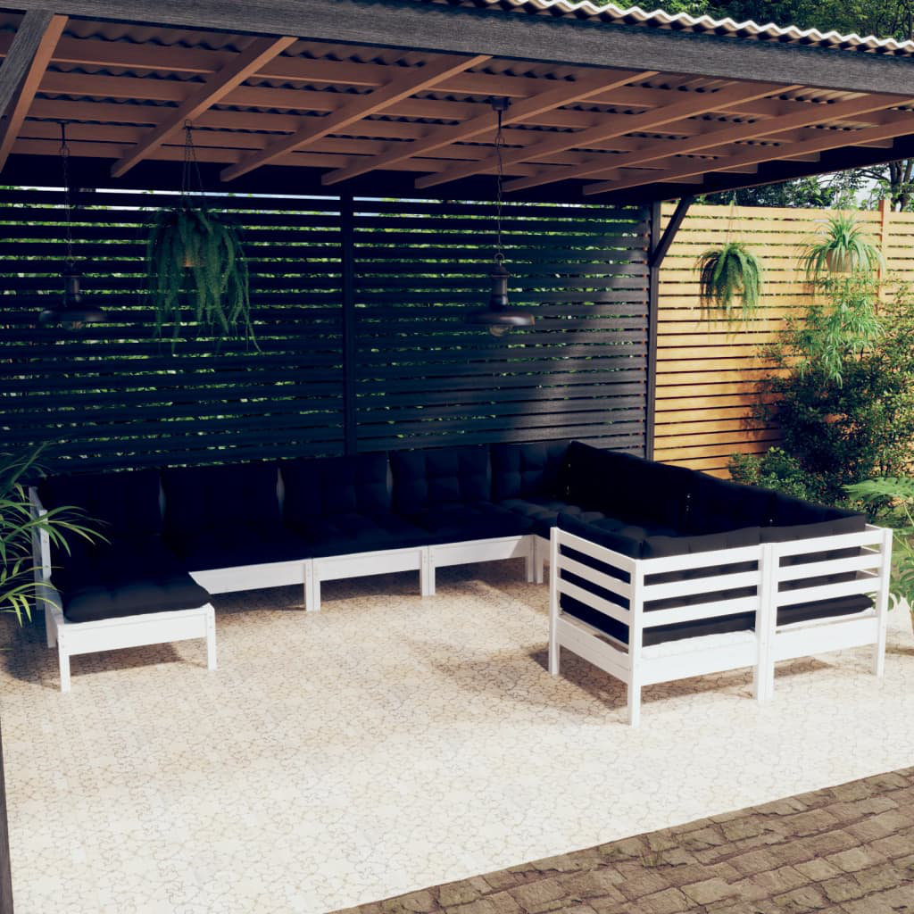 Gartensofa Hrishit mit Kissen