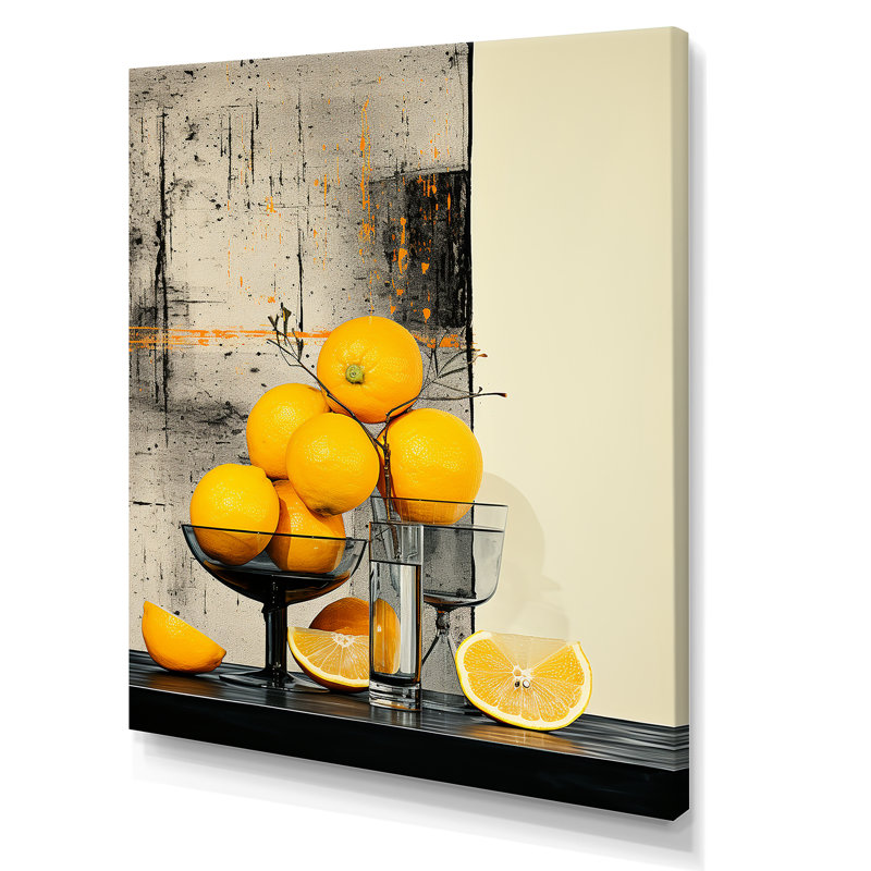 Citrus Fruit Delight I - Fruits Wall Art, 40" H x 30" W x 1.5" D