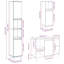 Bathroom Storage Furniture Set