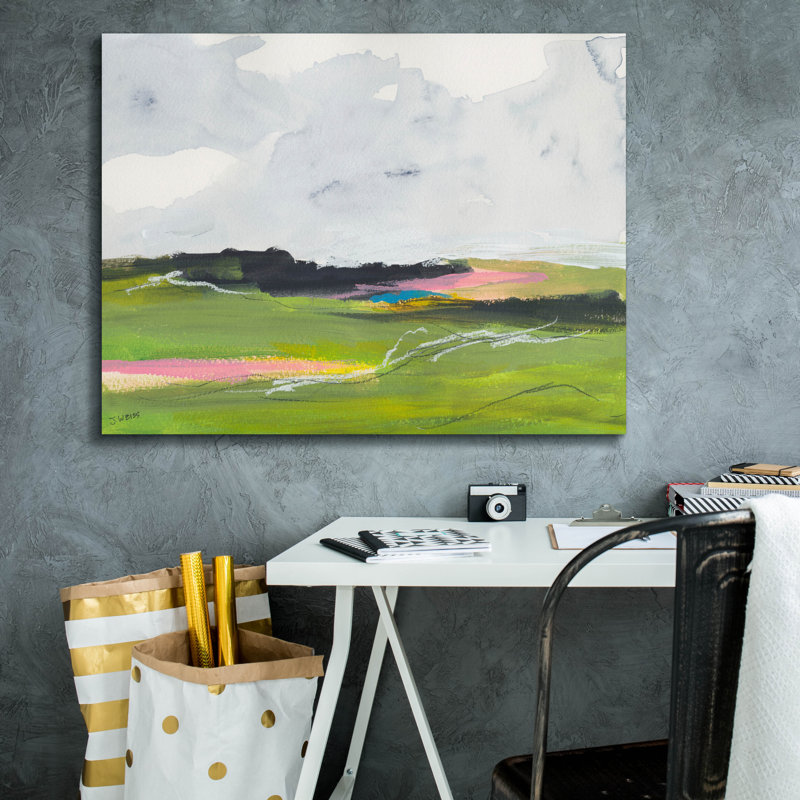 «Waiting For Spring 1» par Jan Weiss, art mural sur toile, 16 po x 12 po, H 26 po x l 34 po x P 1,5 po