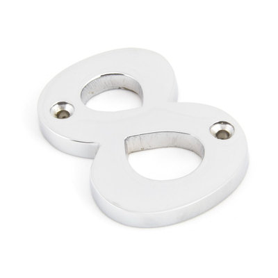 7.8cm H Metal House Number