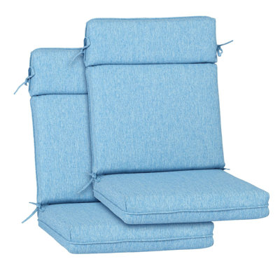 Ensemble de coussins de chaise d'extérieur à haut dossier