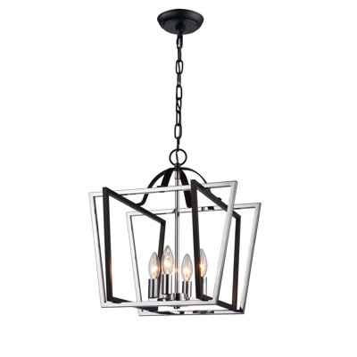 Luminaire suspendu 4 lumières Frances