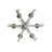 Lucerne 6 - Light Dimmable Empire Chandelier