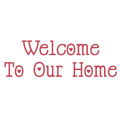 Text & Numbers Non-Wall Damaging Wall Decal
