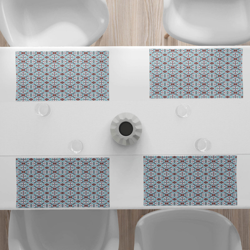 Polyester Abstract Rectangle Placemat