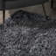 Tapis noir / argent / gris fait à la main Petrey-2030790516