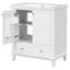 Ensemble de meuble-lavabo 30 po avec lavabo, armoire de salle de bain multifonctionnelle avec portes et tiroir, structure solide et panneau de fibres à densité moyenne-2120669249