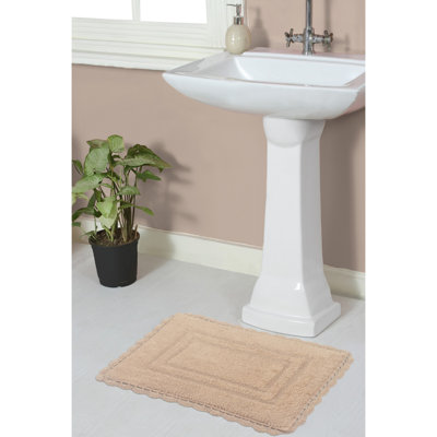 Tapis de bain réversible décontracté 100% coton Casual Elegance Bathmat