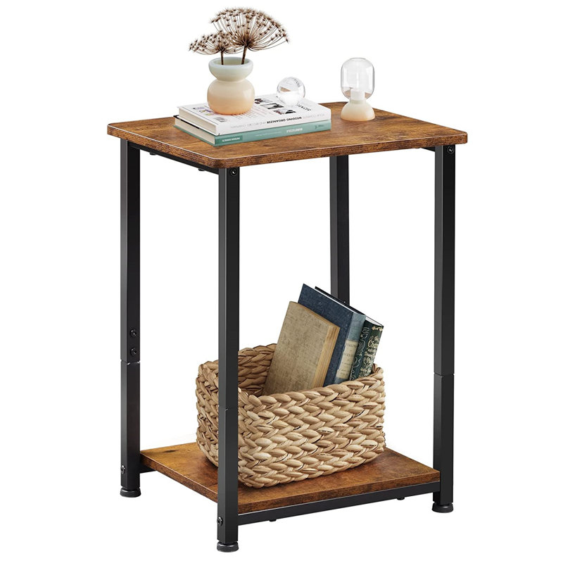 Ensemble de tables de bout Amacker, Brun