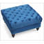 Repose-pieds confortable bleu marine traditionnel