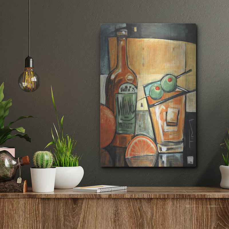 «Old Fashioned Sweet Olives» par Tim Nyberg, art mural en métal, 24 po x 36 po, H 16 po x l 12 po