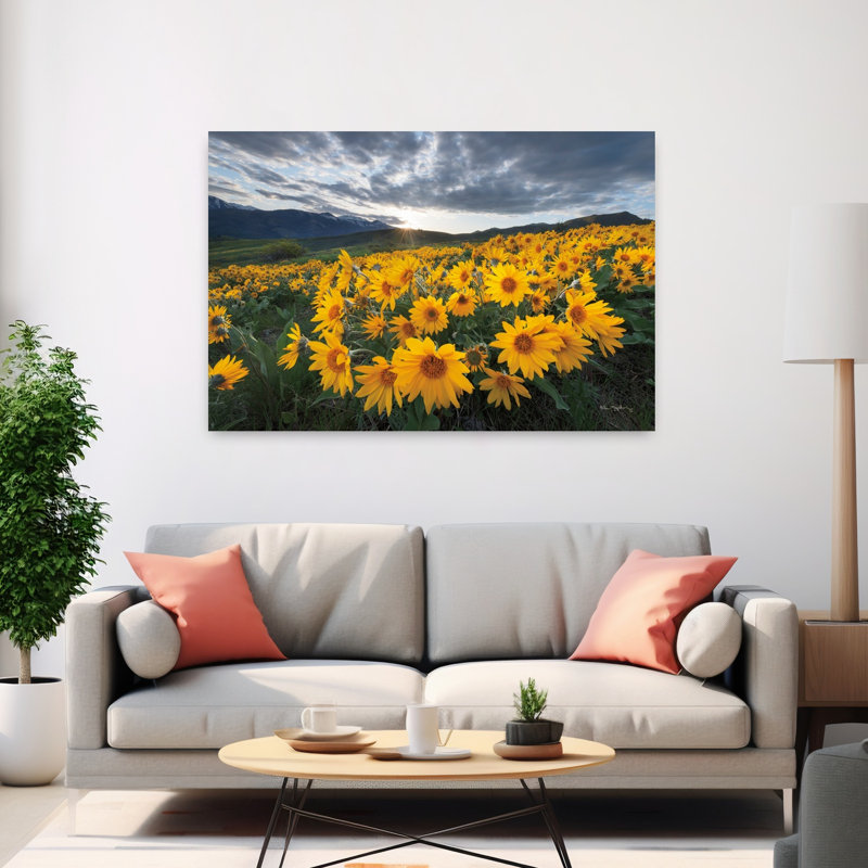 250422 85716 Art contemporain de paysage floral abstrait, H 60 po x l 40 po