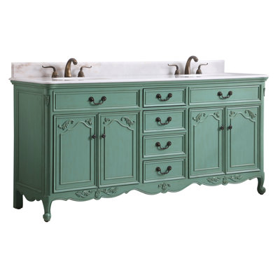 Ensemble de meuble-lavabo double 72 po Angelique