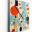 Horloge murale abstraite Mid-Century-1249769231