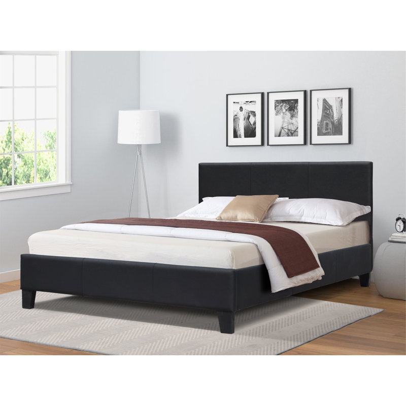 Bluffton Upholstered Ottoman Storage Bed, Black, UK Small Double - DE 120 x 190 cm