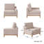 Fauteuil d'appoint rembourré Bourbeau-1196288354