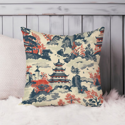 World and Countries Chinoiserie Pattern VI Asian