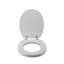 Tongue & Groove Wooden Toilet Seat, Flexi-Fix Hinges (Hayward)